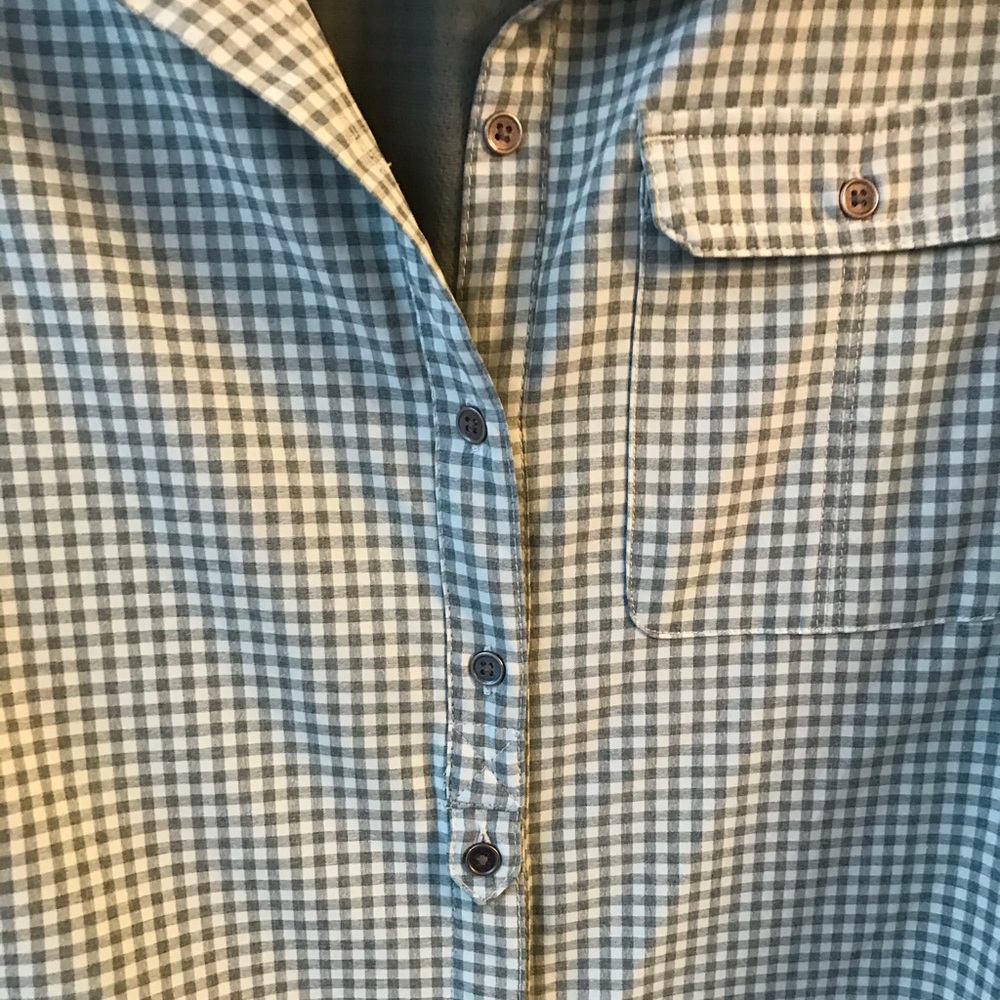 Columbia Green Checked Performance Button-Down - image 7